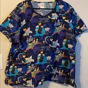 Jasmine Scrub Top 2x